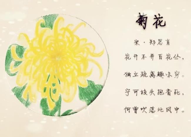 《菊花》古诗本文