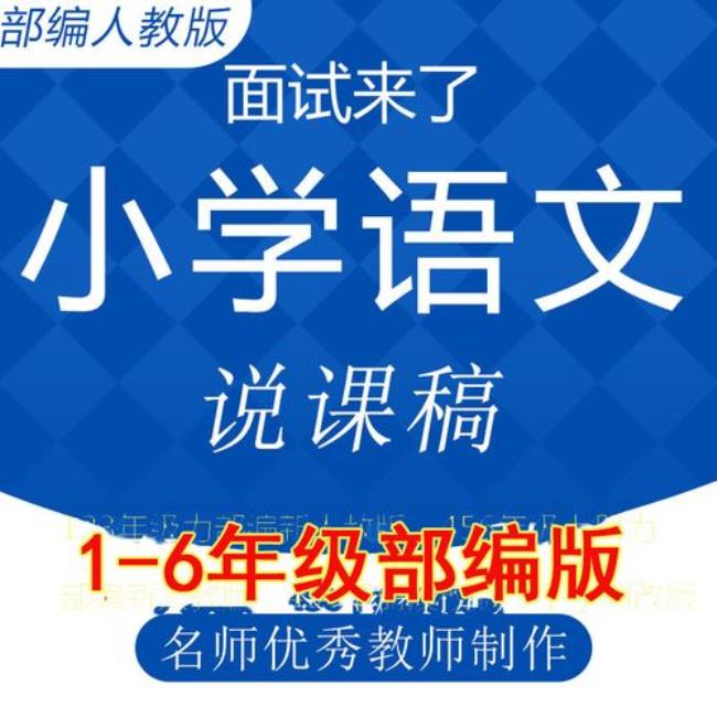 什么是小学语文面试