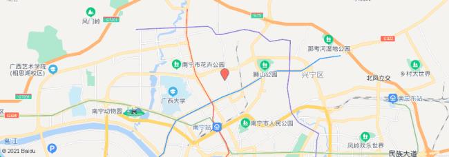 南宁市90路公交车的大致行车路线