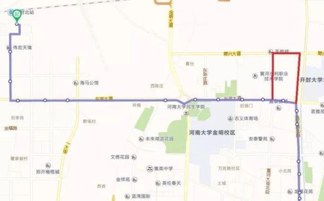 开封8路公交车路线改了