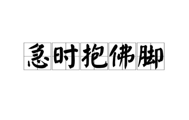 临时抱佛脚跟亡羊补牢有关系吗