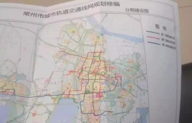 常州6号线地铁全程路线