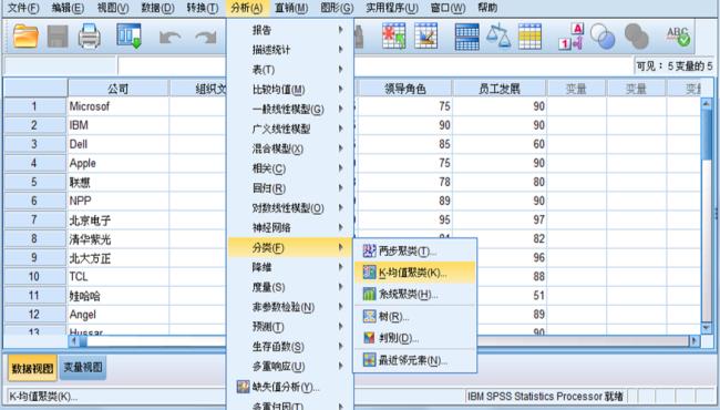 利用SPSS进行数据的系统聚类分析