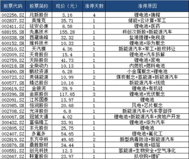 有锂钴的上市公司有哪些