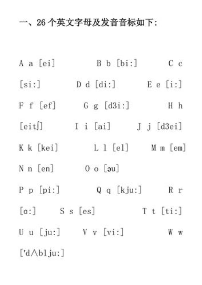 英文一到十二月份的音标有哪些