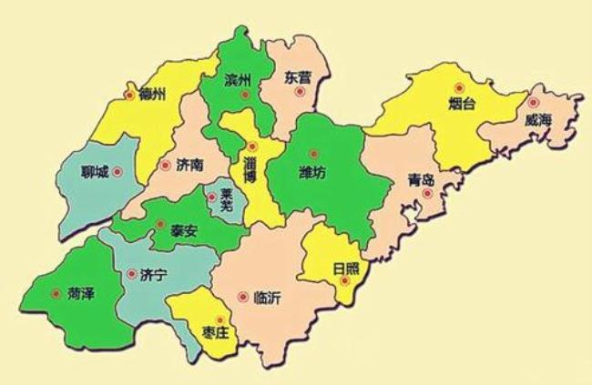 山东17地市面积排名