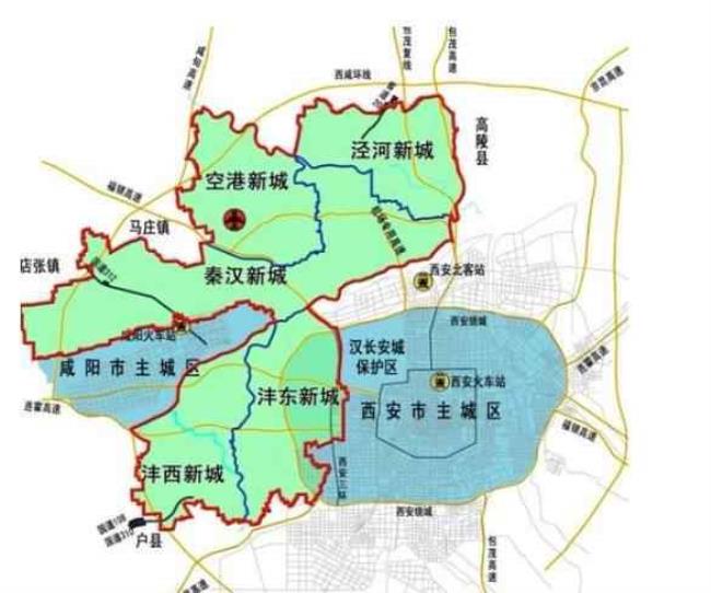 沣渭新区斗门规划图