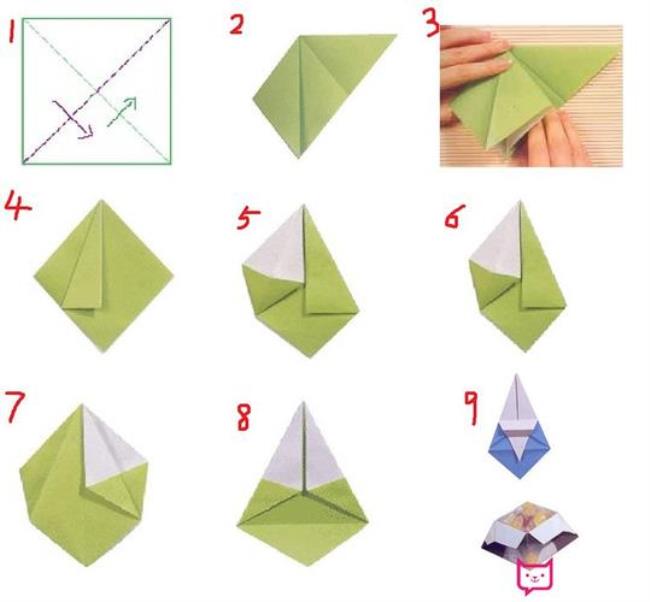 怎样用纸折纸篓