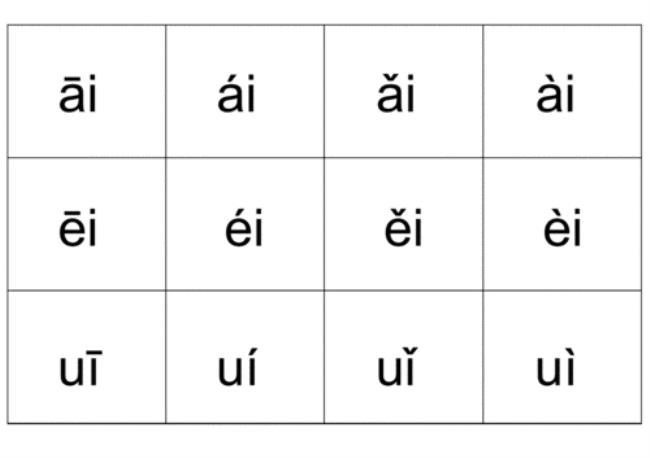 ca的拼读及三声调