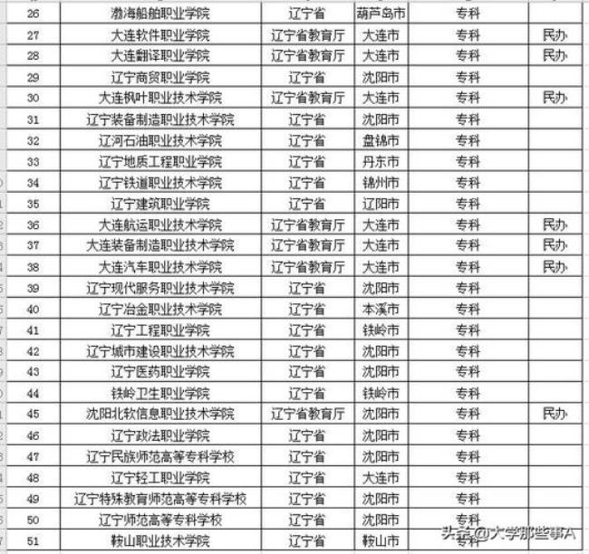 辽宁省朝阳市有哪些大学