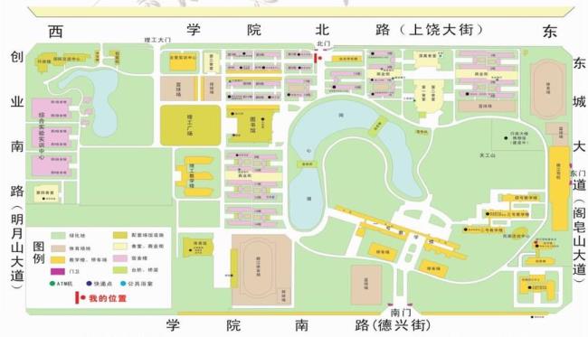 南京工业大学江浦校区校园地图