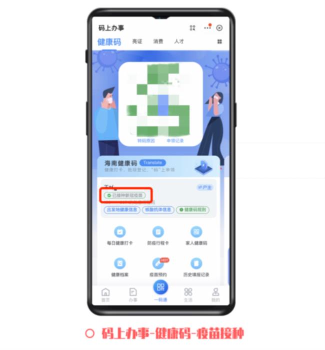 海口健康码怎么查
