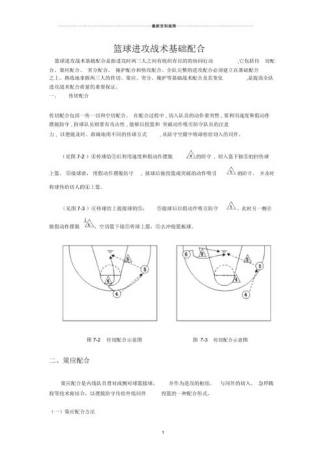 篮球进攻防守的基本阵型