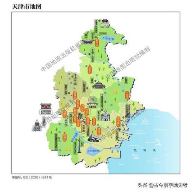 天津市人口地图
