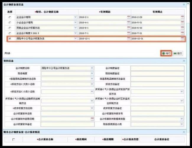 财务制度备案信息怎么修改