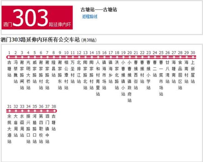 宁波37公交线路查询