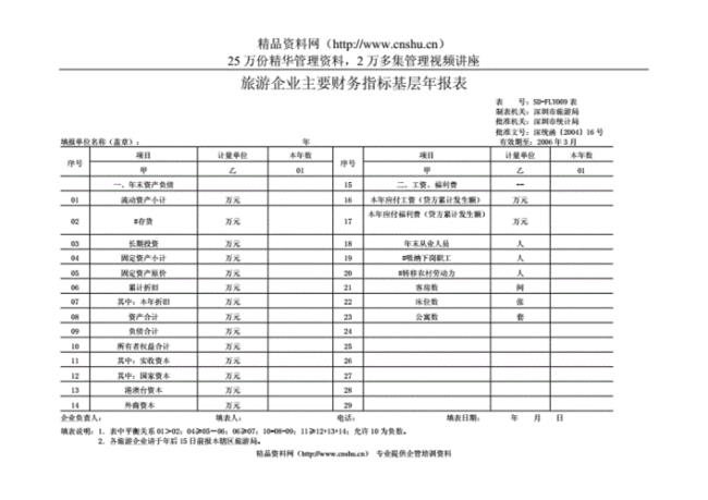 小微企业财务报表怎么做