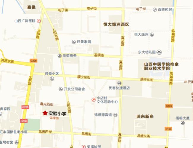 太原市小店区一中坐公交怎么走