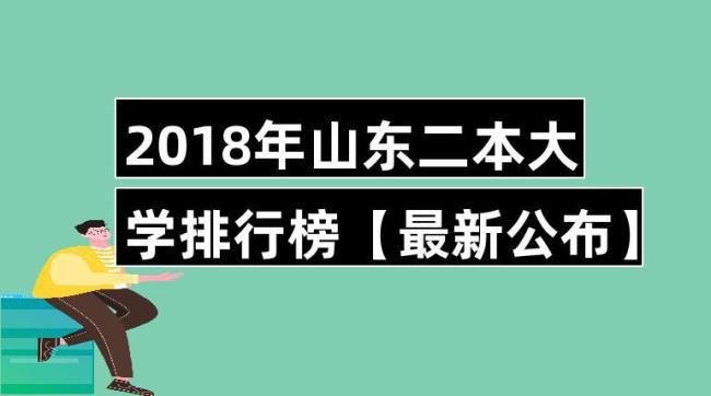 山东最好20个二本大学