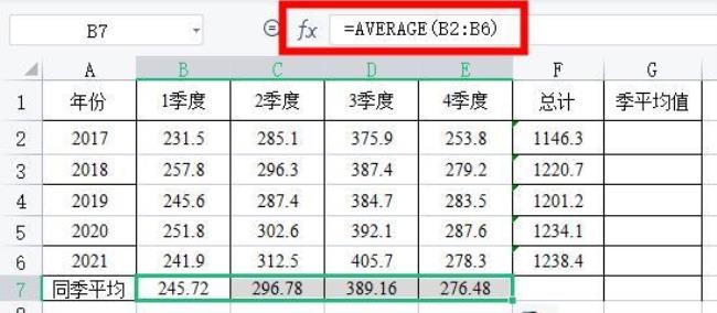 如何计算各种平均值