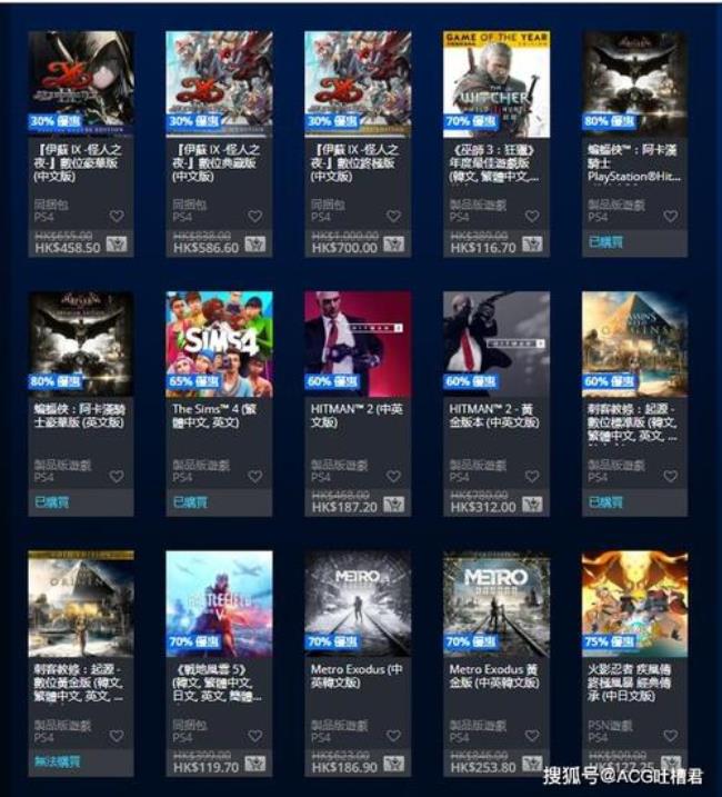 ps4热门游戏