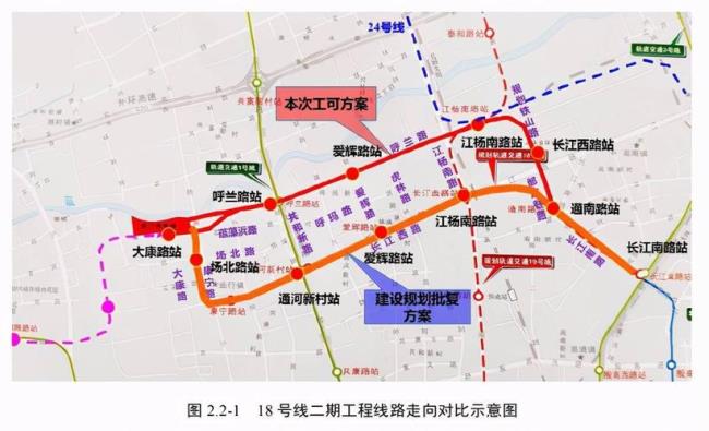 上海地铁18号线一期二期共几站