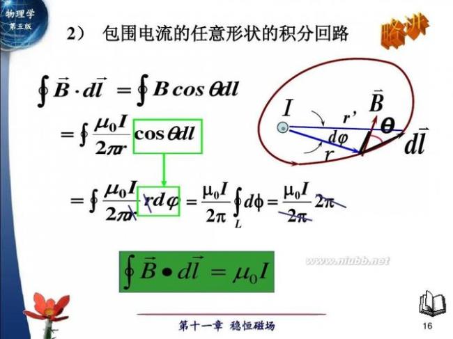 高斯定理磁通量计算公式