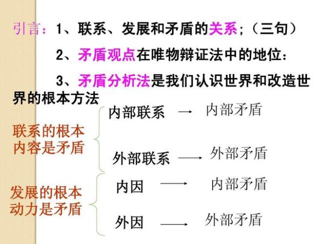 概括矛盾分析法有哪些