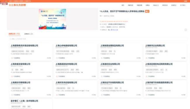 为什么上海公共招聘网登不上