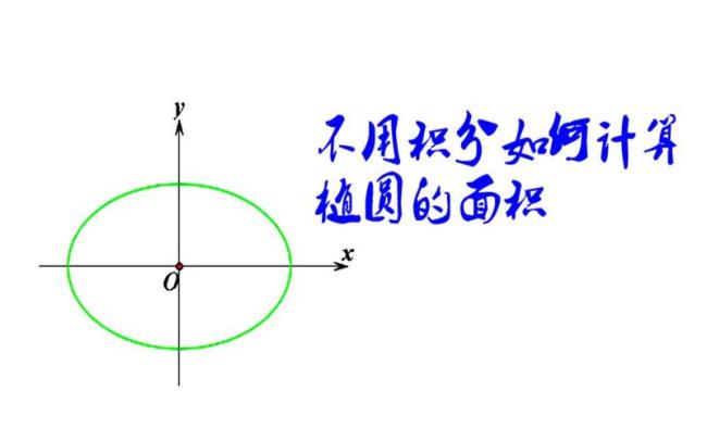 怎样用积分计算椭圆面积