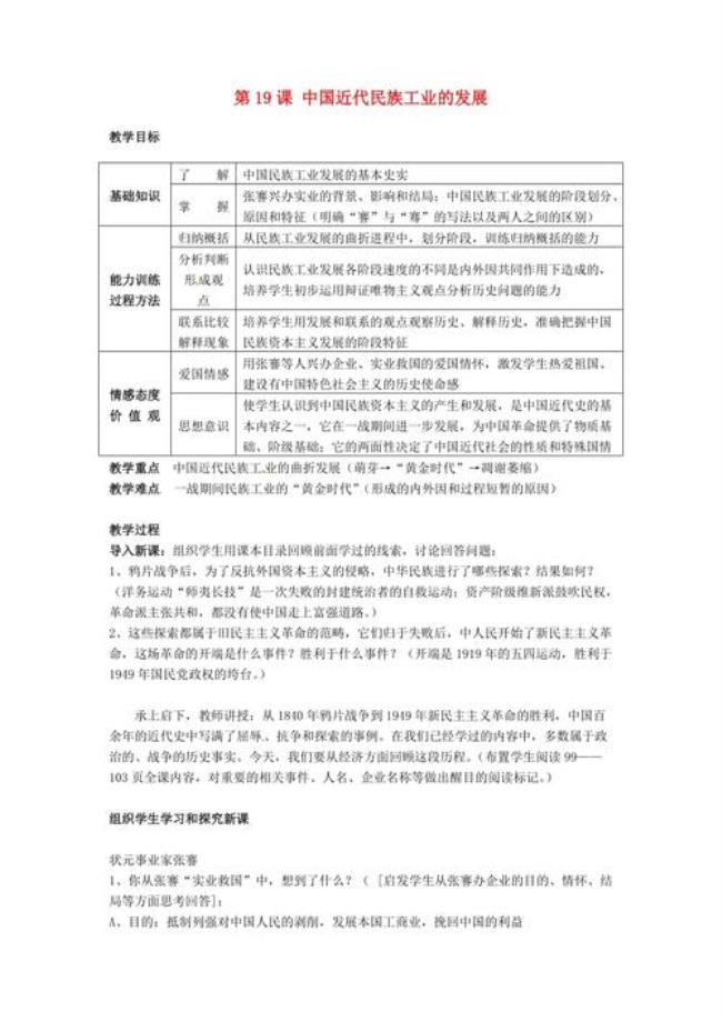 19世纪后期中国近代历史特点