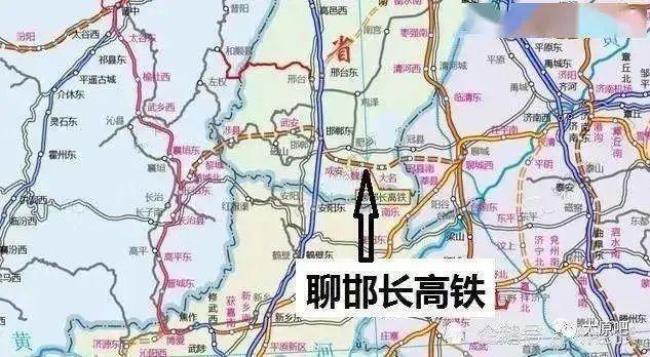 成安高铁线路图和站点