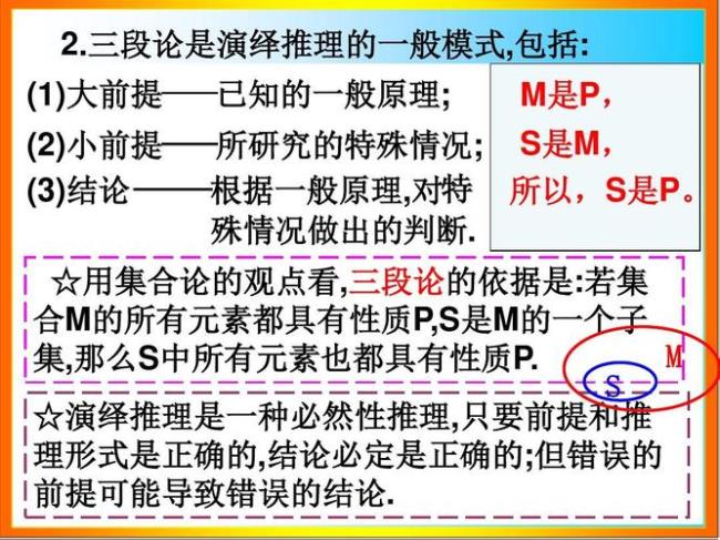 演绎推理与合情推理的区别