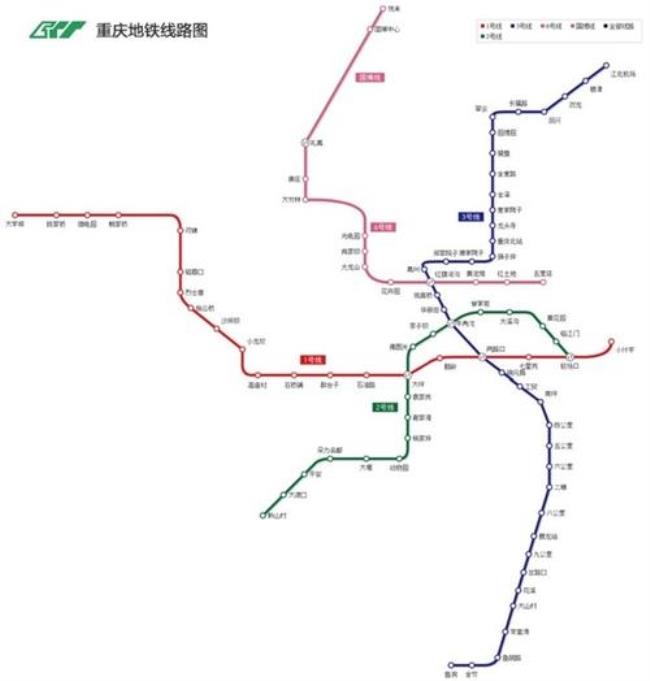 重庆轻轨三号线都经过那些站点