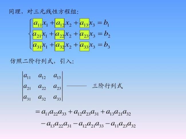 三阶行列式怎么提公因式