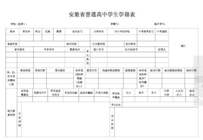 高中学籍号查询