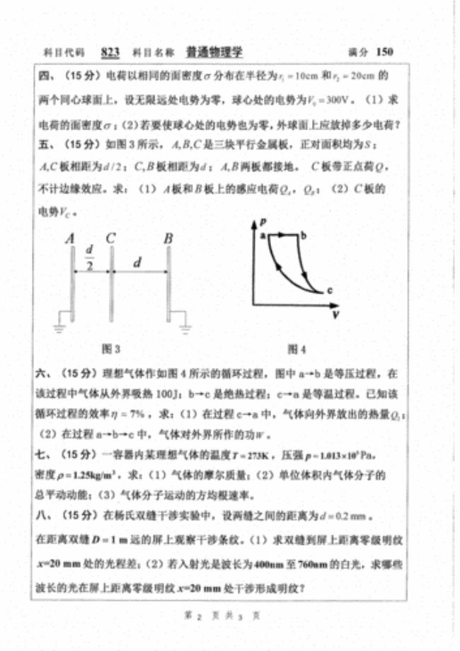 普通物理分数是什么