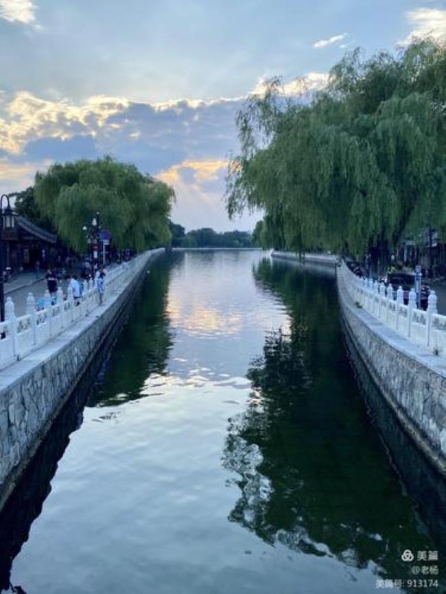 北京哪些如同什刹海的夜景