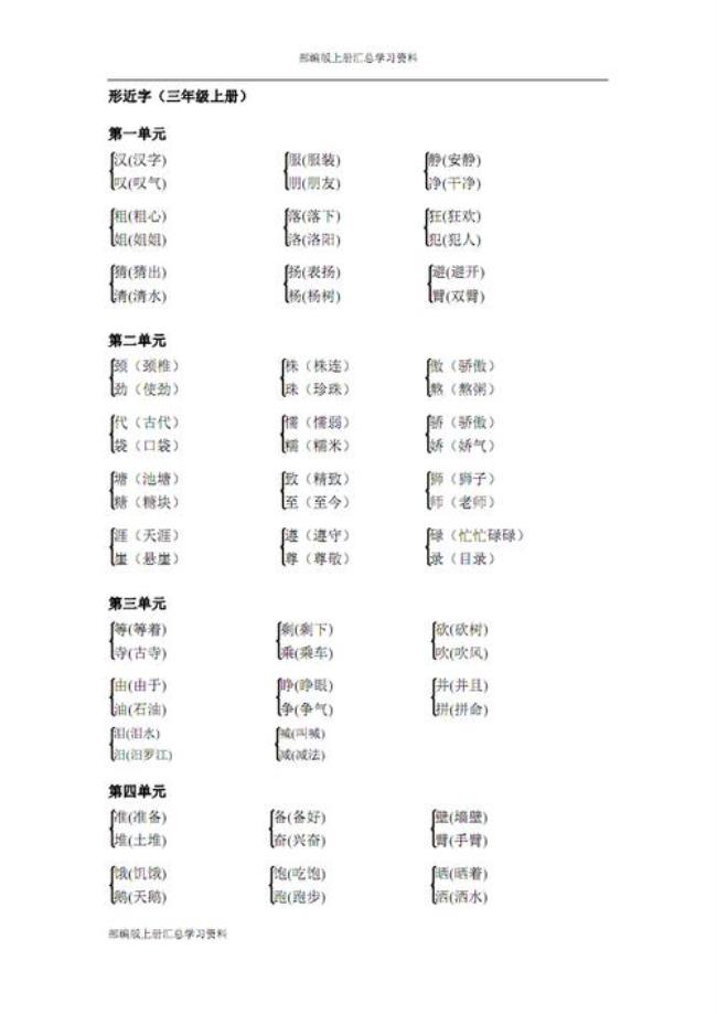 福字的形近字是什么