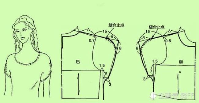 法式领子裁剪方法