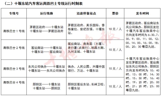 荆州到武当山高铁票价