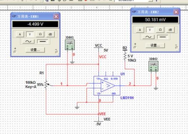 multisim怎么让两个开关同时关闭