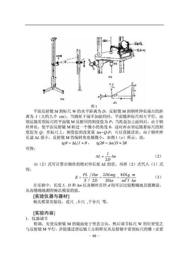 转动惯量的测定