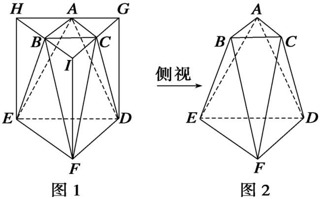 正八面体的直观图画法步骤