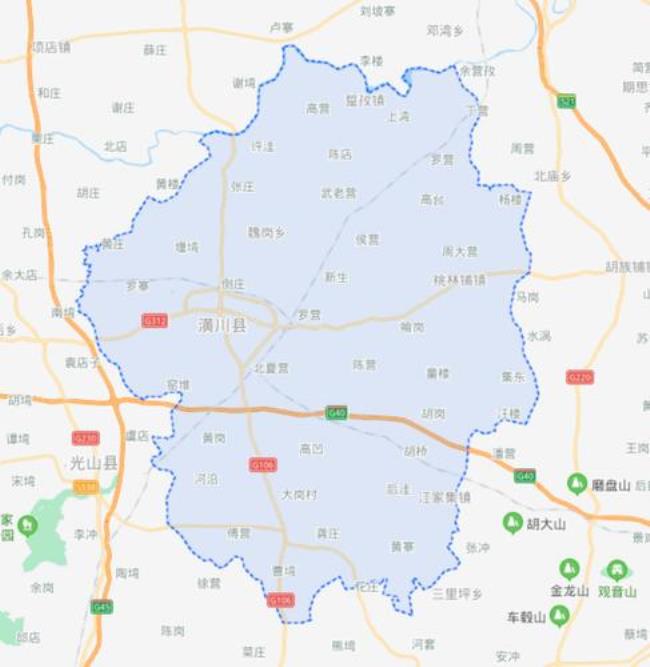 信阳市下辖县市最远距离