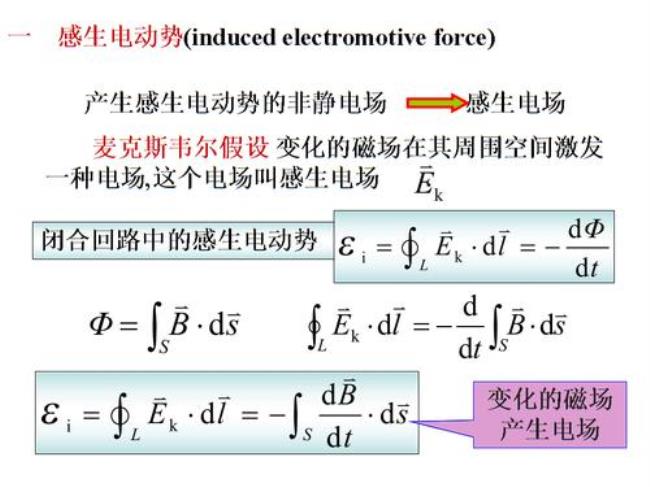 互感量感应电动势的关系