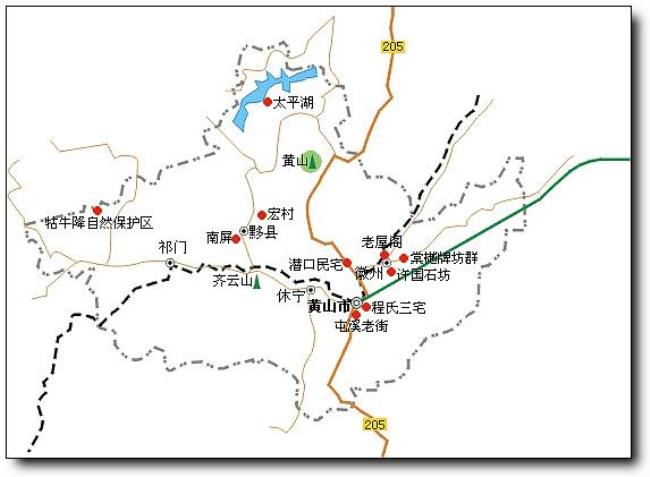 黄山前山上山路线攻略