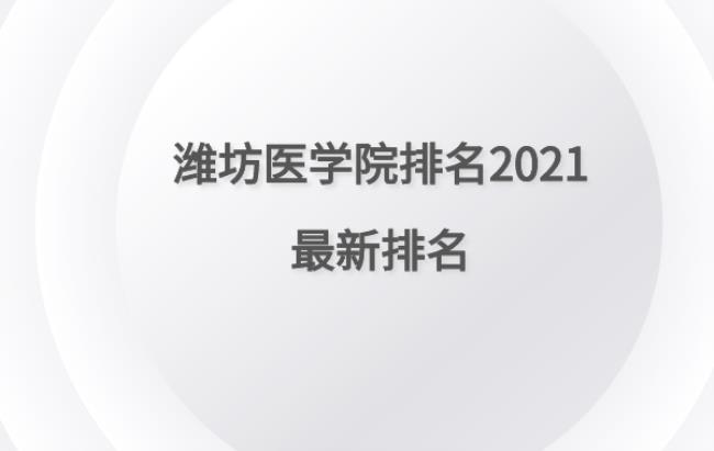 潍坊医学院2022录取分数线是多少