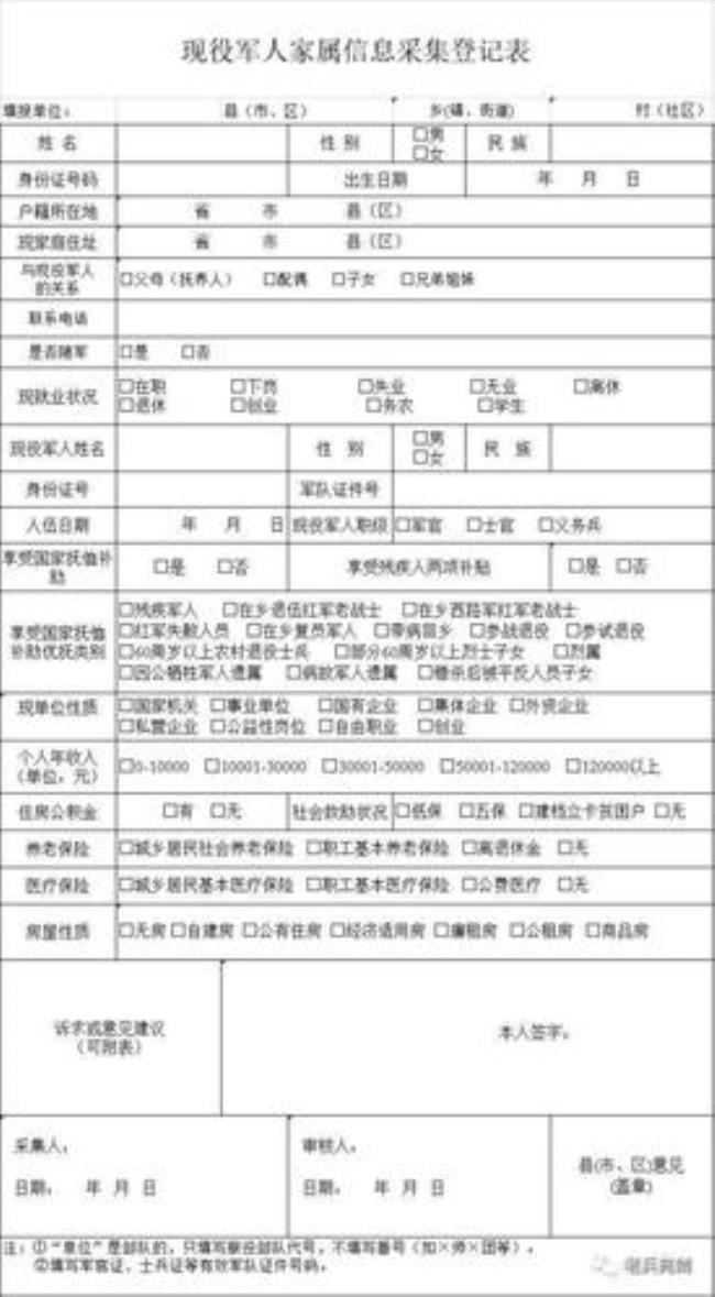 统战人才信息采集表是什么意思