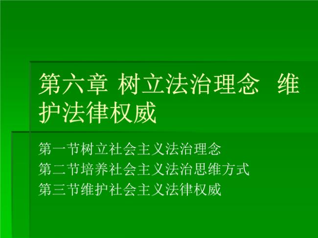 中特法治体系重要内容